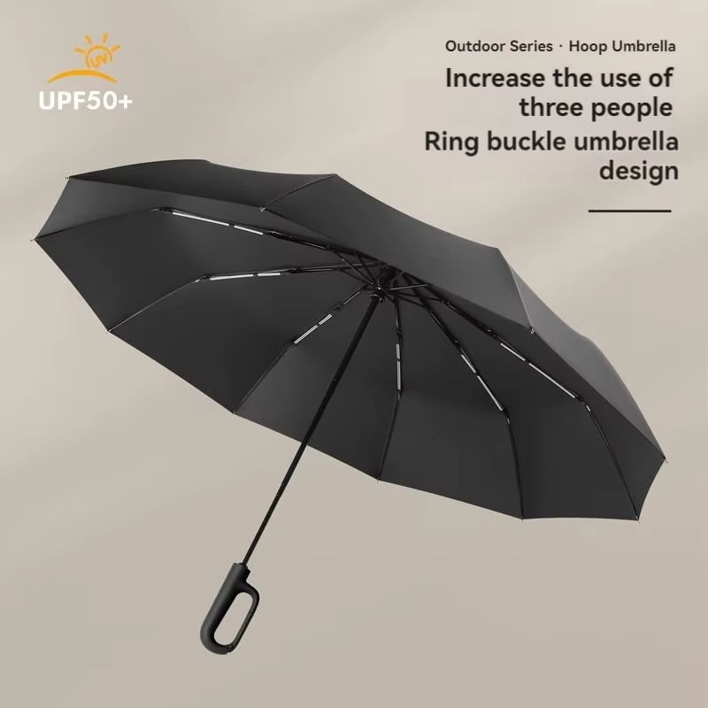 20Rib Automatic Folding Umbrella  Extra Large Windproof Sun And Rain Protection For Men And Women 4