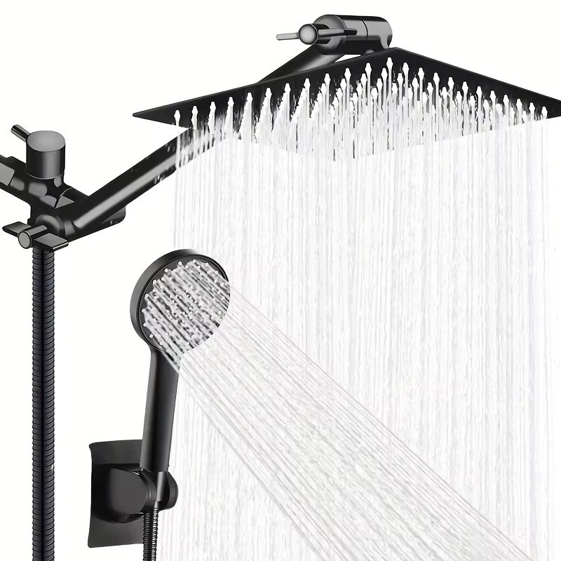 Premium ChromePlated Concealed Shower Set With Stainless Steel Pressurized Handheld Spray 6