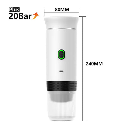 Wireless Portable Espresso Coffee Maker  3in1 Travel Coffee Machine For Car Home And Camping 10