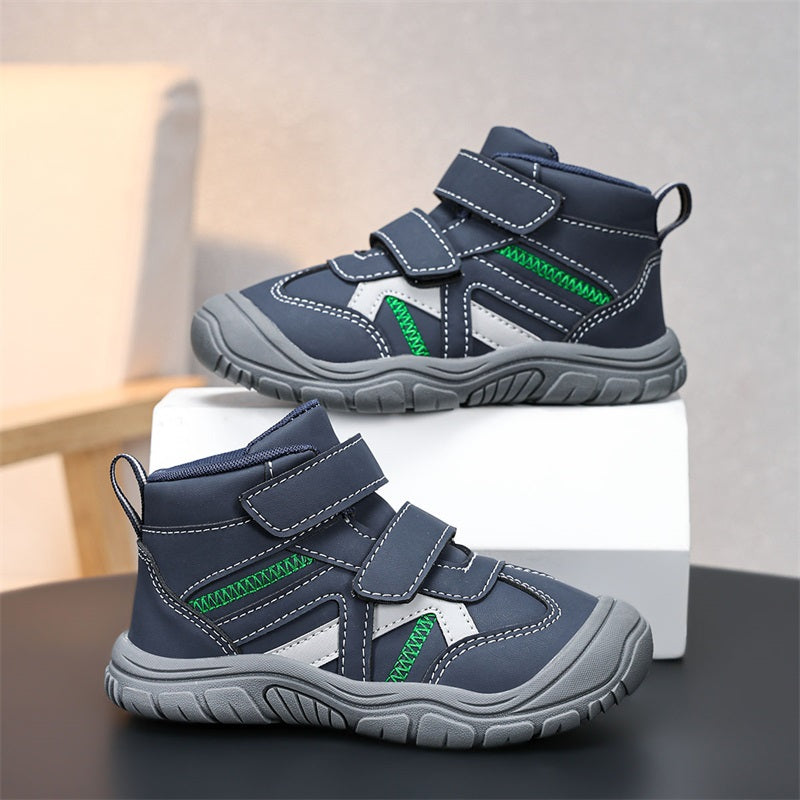Kids Casual Sneaker Boots Boys Girls Autumn High Top Shoes Non Slip Comfortable Sports Boots for Children