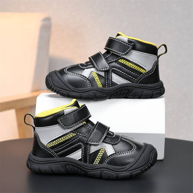 Kids Casual Sneaker Boots Boys Girls Autumn High Top Shoes Non Slip Comfortable Sports Boots for Children
