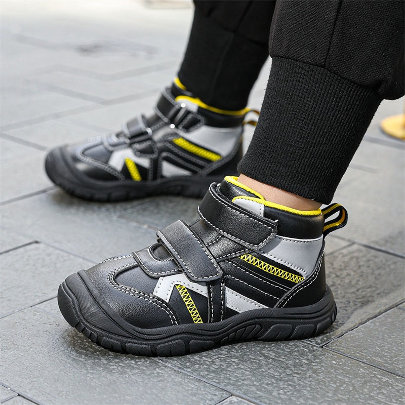 Kids Casual Sneaker Boots Boys Girls Autumn High Top Shoes Non Slip Comfortable Sports Boots for Children