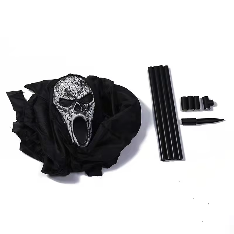 Ghost Scarecrow Decorations Halloween Decor For Garden Outside Hanging Scary Creative Courtyard Bir 4