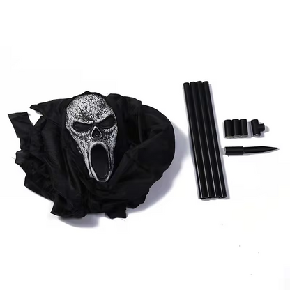 Ghost Scarecrow Decorations Halloween Decor For Garden Outside Hanging Scary Creative Courtyard Bir 4