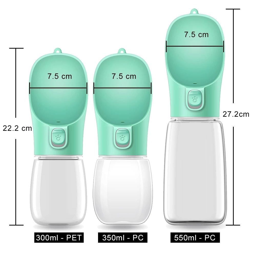 The Ultimate Portable Pet Water Bottle, Leak-Proof Design for Dogs & Cats on The Go, from Chihuahuas to French Bulldogs