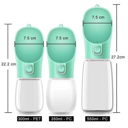 The Ultimate Portable Pet Water Bottle, Leak-Proof Design for Dogs & Cats on The Go, from Chihuahuas to French Bulldogs