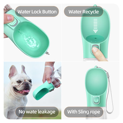 The Ultimate Portable Pet Water Bottle, Leak-Proof Design for Dogs & Cats on The Go, from Chihuahuas to French Bulldogs