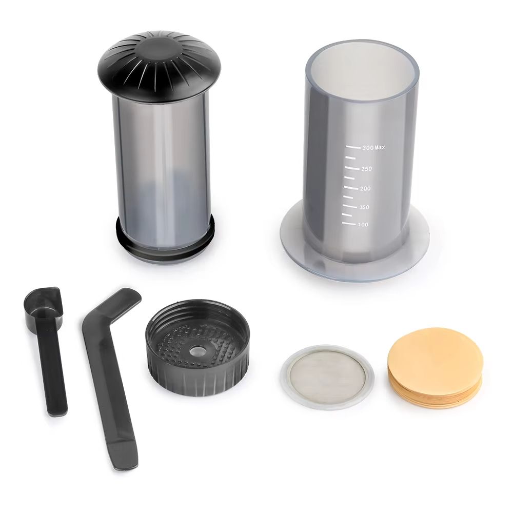 Portable Espresso Coffee Maker  Travel French Press Style With Filter Papers For Rich Smooth Brews 6
