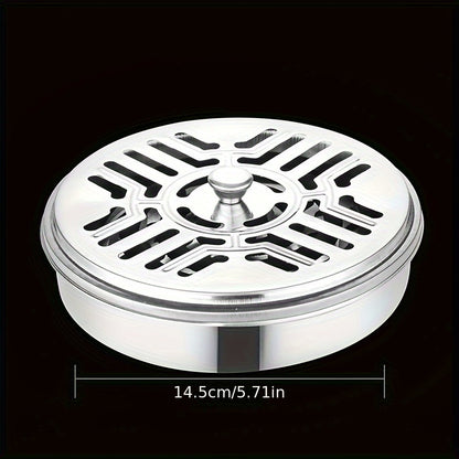 Mosquito Coil Tray Holder with Lid, Durable Outdoor Mosquito Coil Box & Stylish Incense Holder for Home & Bedroom