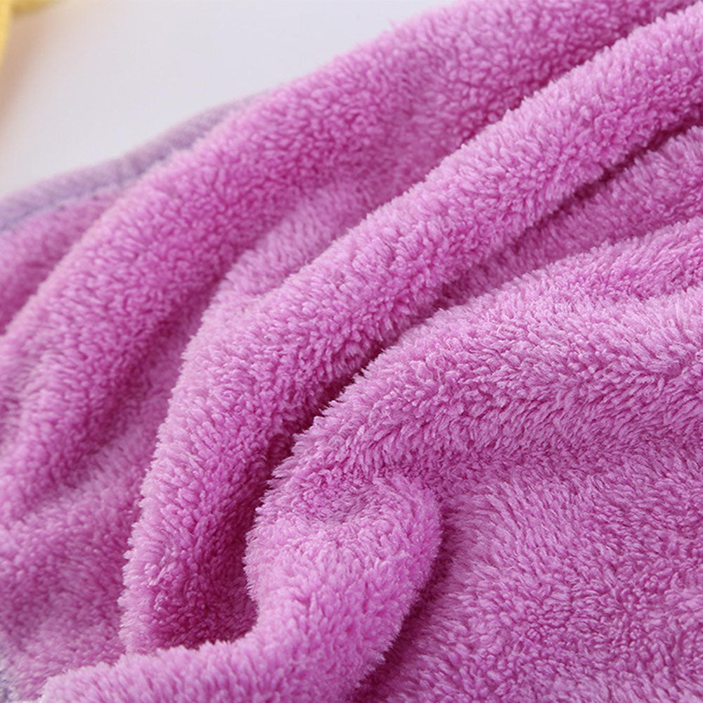 UltraSoft Coral Fleece Fingertip Towels QuickDry Hanging Towel For Wiping Hands Reusable Household  2