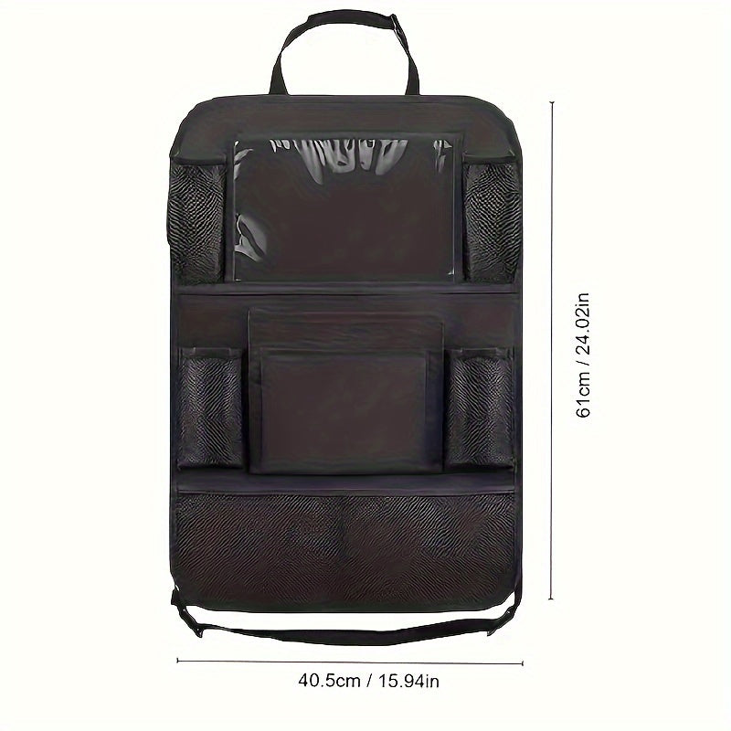 Multifunctional Car Seat Back Pocket Storage Bag Backseat Organizer For Cars SUVs  Trucks With Larg 4