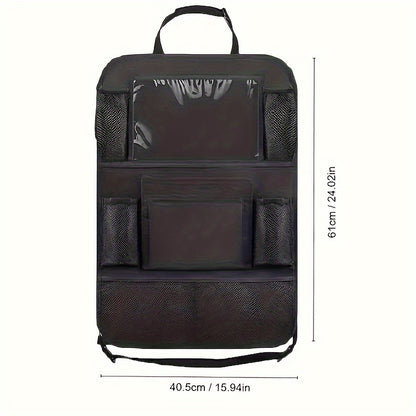 Multifunctional Car Seat Back Pocket Storage Bag Backseat Organizer For Cars SUVs  Trucks With Larg 7