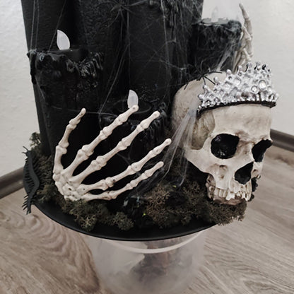 Halloween Skeleton Hands Realistic Plastic Human Hand Bone Haunted House Props Horror Decoration Ac 3