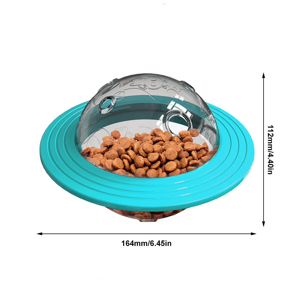 Interactive Dog Toy With Fly Disk  Food Dispenser Improve IQ Slow Feeding And Training For Small Me 5