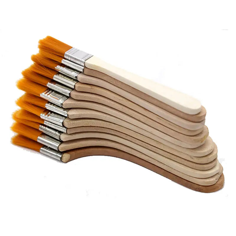 Paint Brushes Set Memory Nylon, Acrylic Oil Watercolor Brush Kit, Wooden Handle Art Painting Tools for Artists