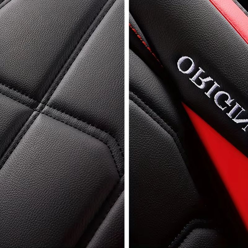 Universal Full Leather Car Seat Cover  AllInclusive Cushion For Driver And Passenger Seats AllSeaso