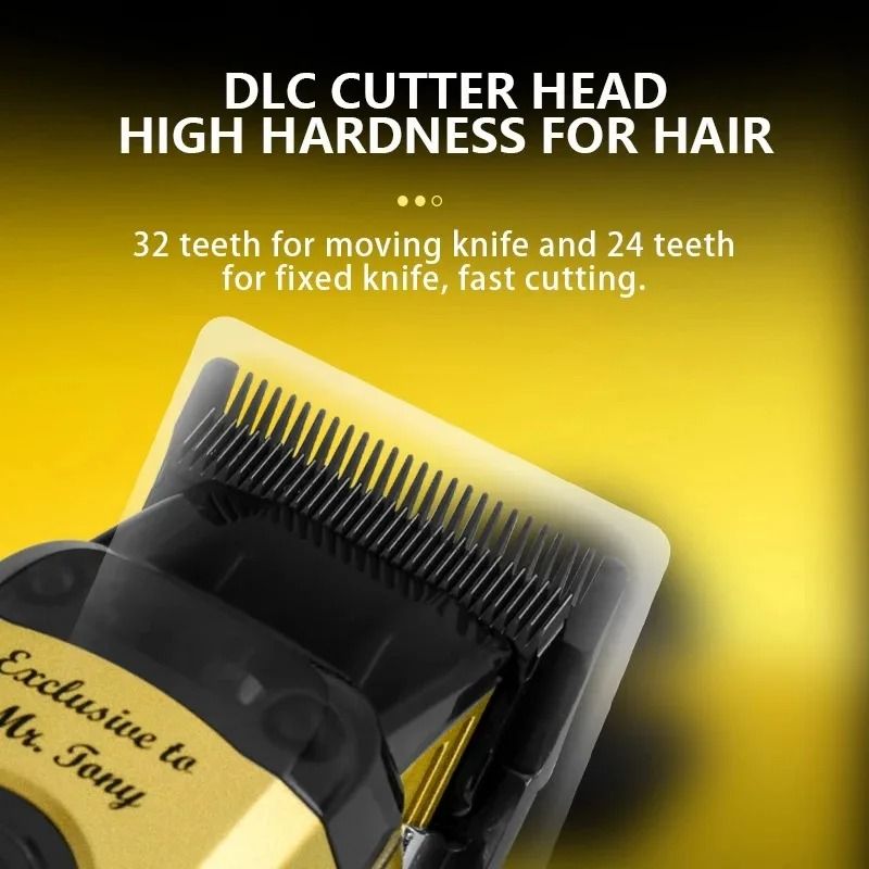 Professional Cordless Hair Clippers With High Speed Motor And DLC Blade 1