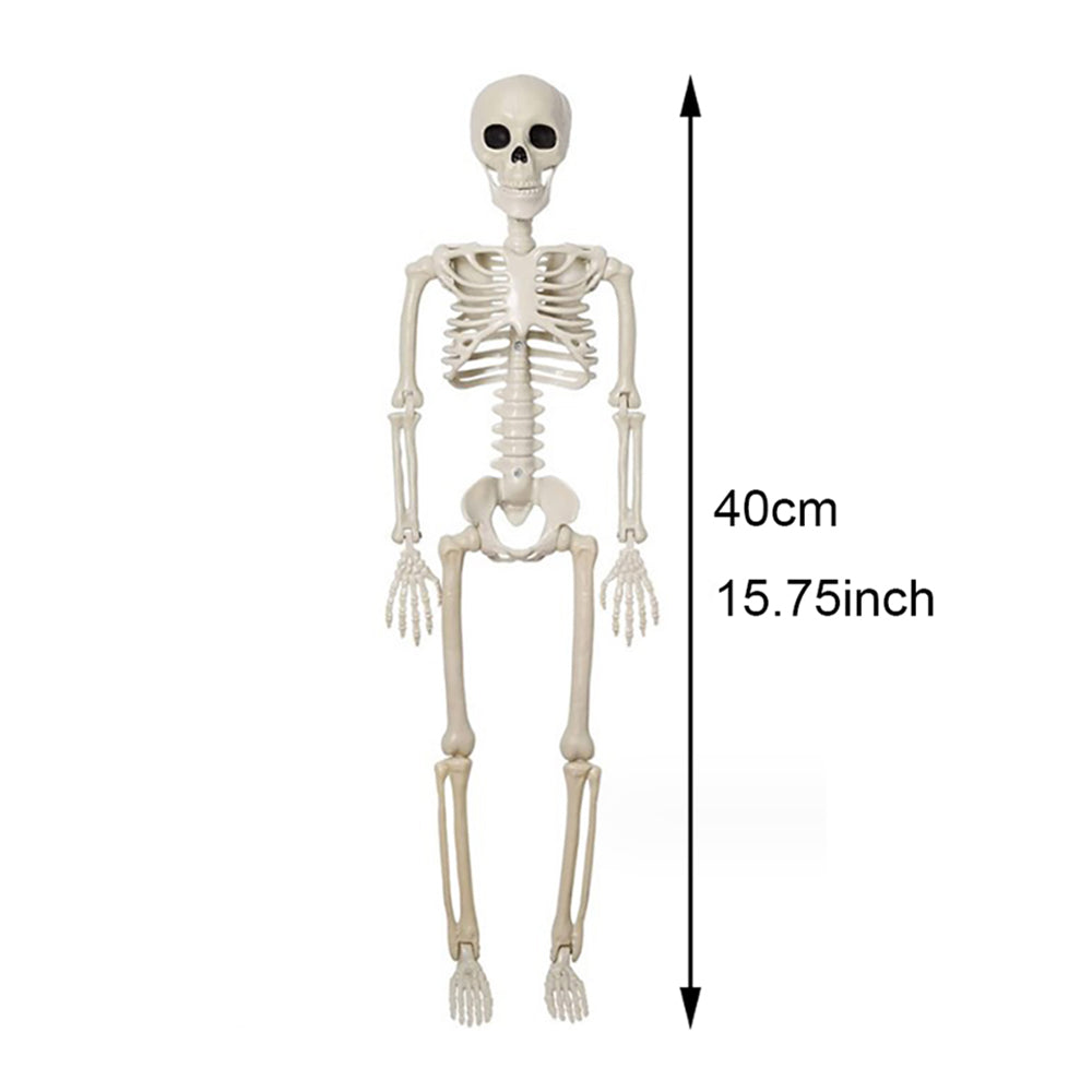 Halloween Shape Skeleton Human Shape Bones Posable Skeleton Haunted House Horror Props Halloween Ho