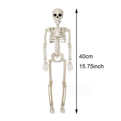 Halloween Shape Skeleton Human Shape Bones Posable Skeleton Haunted House Horror Props Halloween Ho