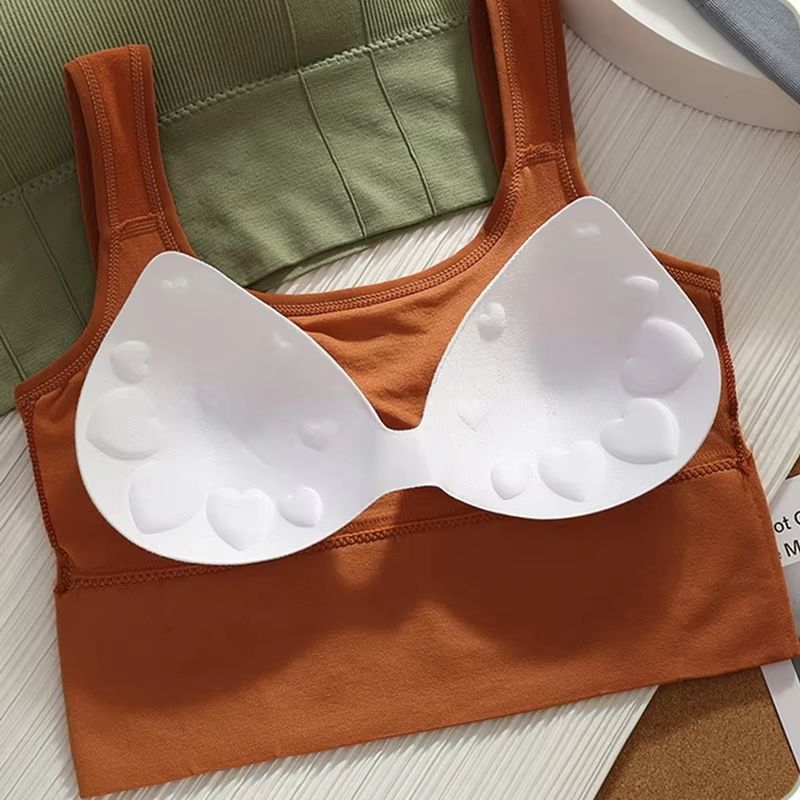 Seamless Push Up Sports Bra  Breathable AntiSweat Yoga Bra For Women Shockproof Workout Crop Top 2