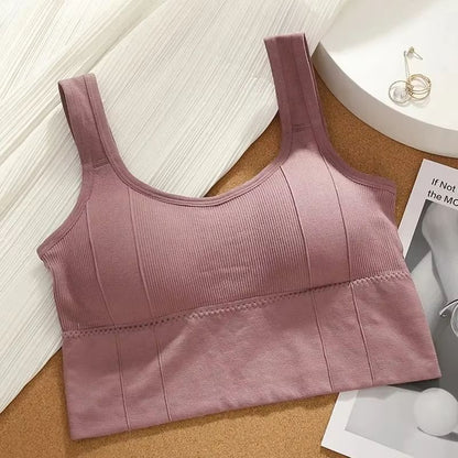 Seamless Push Up Sports Bra  Breathable AntiSweat Yoga Bra For Women Shockproof Workout Crop Top 6