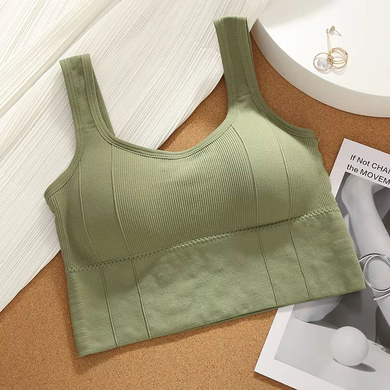 Seamless Push Up Sports Bra  Breathable AntiSweat Yoga Bra For Women Shockproof Workout Crop Top 11