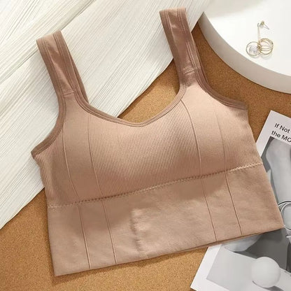 Seamless Push Up Sports Bra  Breathable AntiSweat Yoga Bra For Women Shockproof Workout Crop Top 8