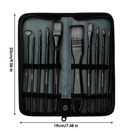 Nylon Hair Watercolor Paint Brush Pen Set Wooden Handle Art Brushes For Acrylic Oil Painting DIY Cr 7
