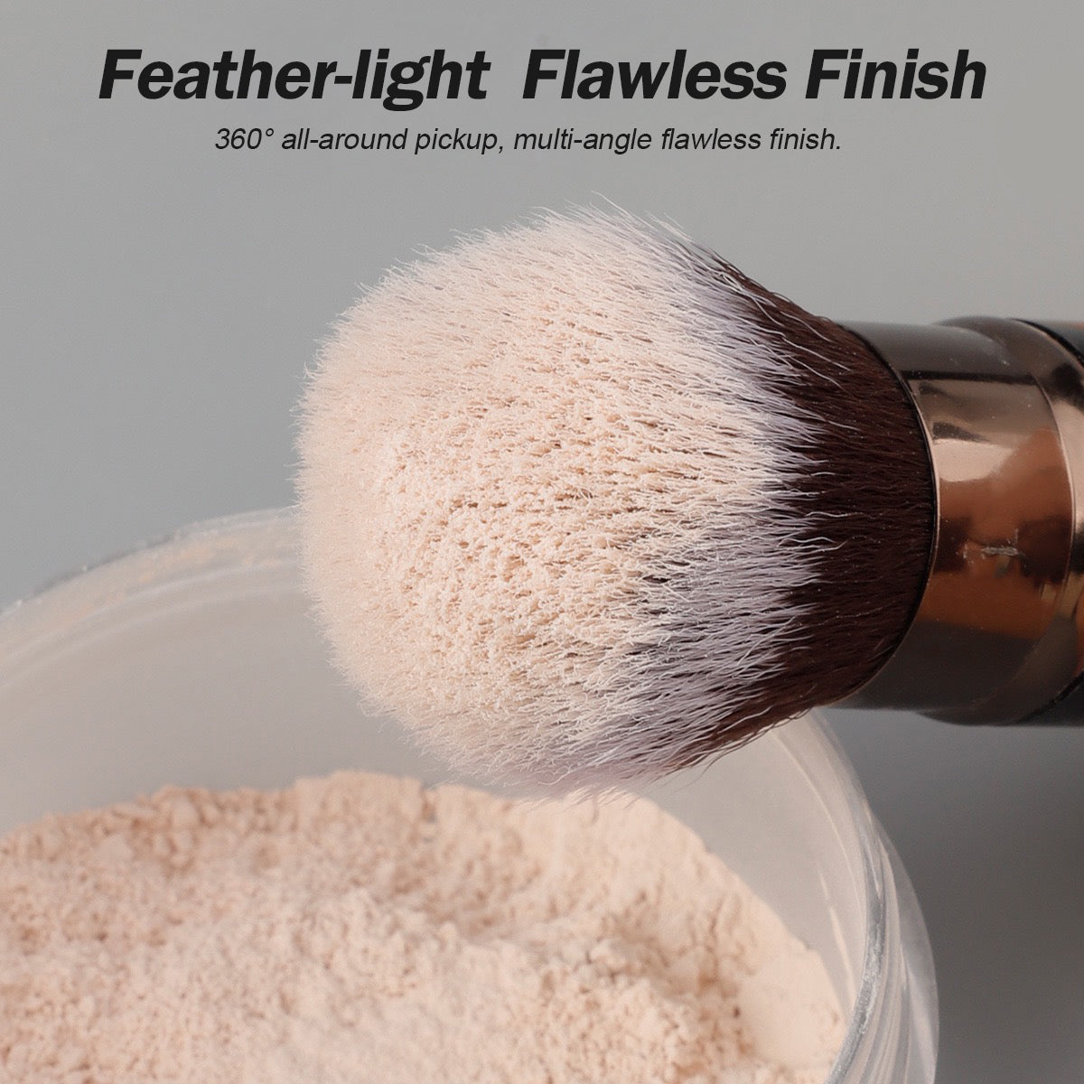 Retractable Mini Travel Makeup Brush Powder Contour Brush Professional Tool For Blush Loose Powder  1