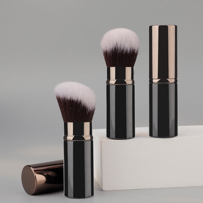 Retractable Mini Travel Makeup Brush Powder Contour Brush, Professional Tool for Blush, Loose Powder Foundation