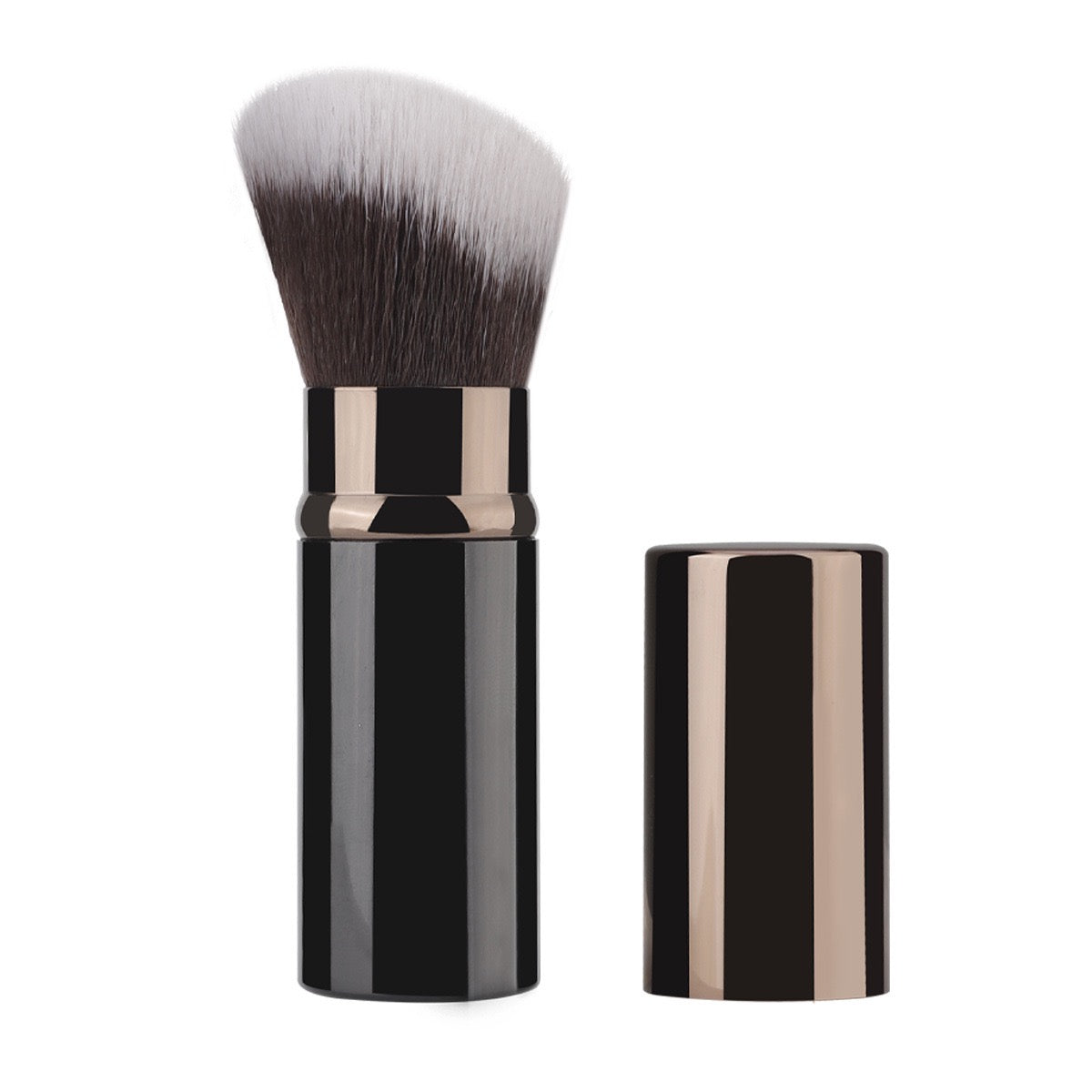 Retractable Mini Travel Makeup Brush Powder Contour Brush Professional Tool For Blush Loose Powder  4