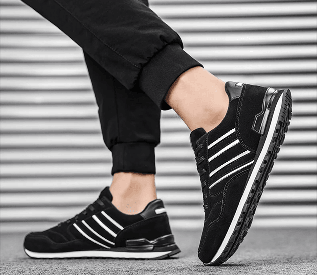 UrbanStep Mens Casual Leather Sneakers