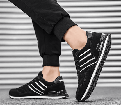 UrbanStep Mens Casual Leather Sneakers