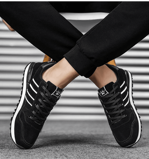 UrbanStep Mens Casual Leather Sneakers 1