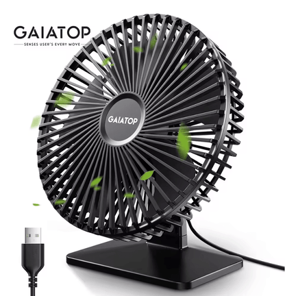 BreezeFlow Portable USB Desk Fan