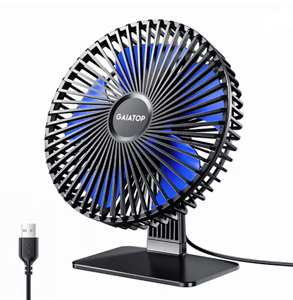 BreezeFlow Portable USB Desk Fan 3