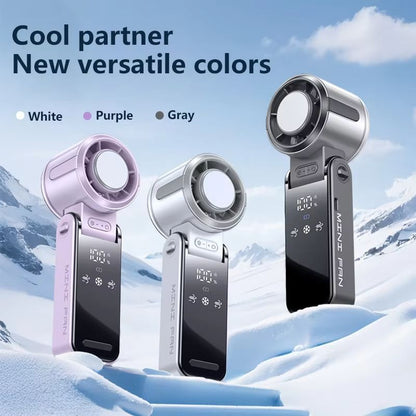 Xiaomi Turbo Handheld Fan  HighSpeed USB Rechargeable Mini Fan With LED Display 3