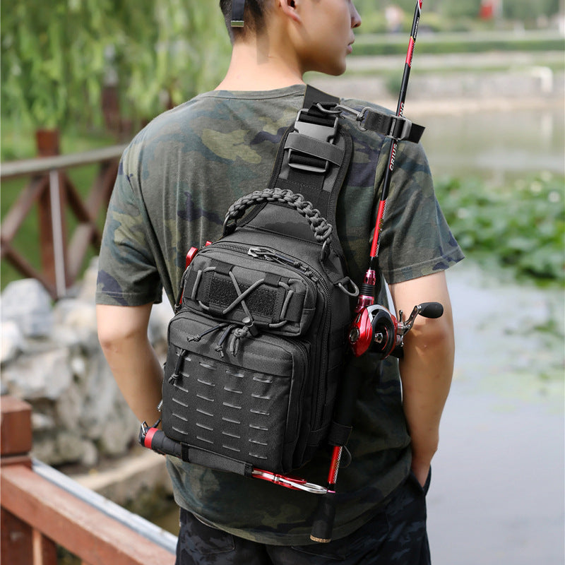 Multi-functional Oxford Tactical Backpack Outdoor Camouflage, Wear-resistant Mens Training Backpacks Sports Chest