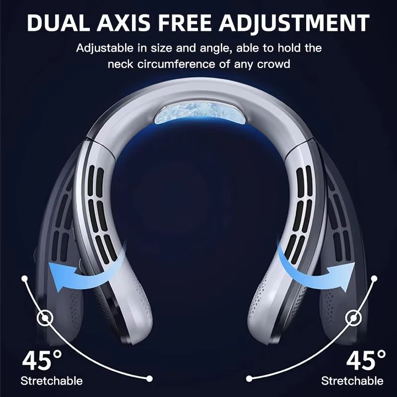 Xiaomi 8000mAh Portable Neck Fan  Bladeless USB Rechargeable Hanging Fan With LED Display 2