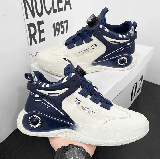 StrideLock Mens Sneakers With Rotating Buckle 1