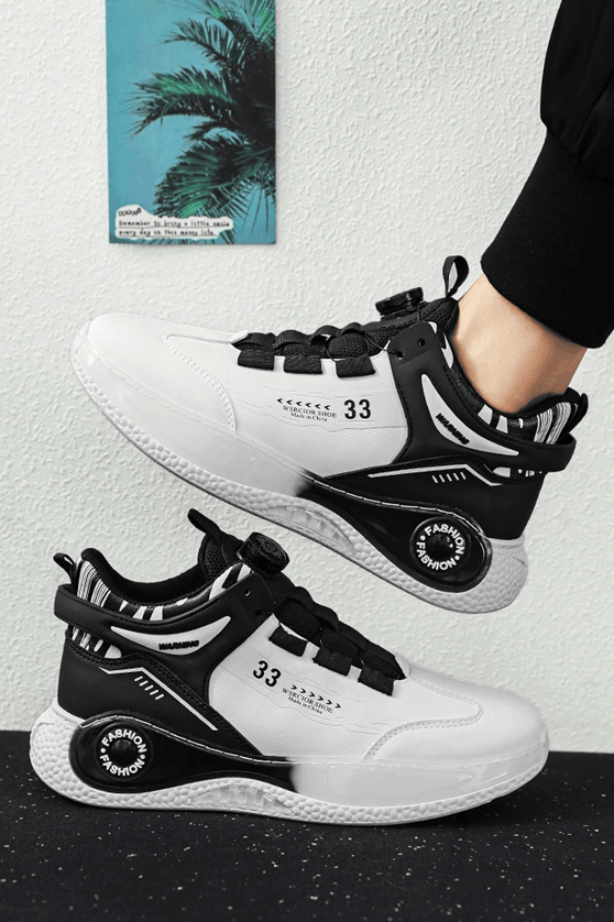 StrideLock Mens Sneakers With Rotating Buckle 3