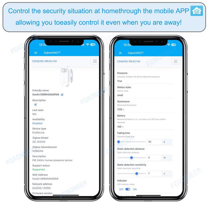 Zigbee Human Presence Detector  Smart Motion Sensor With Luminance  Distance Detection For Home Ass 4
