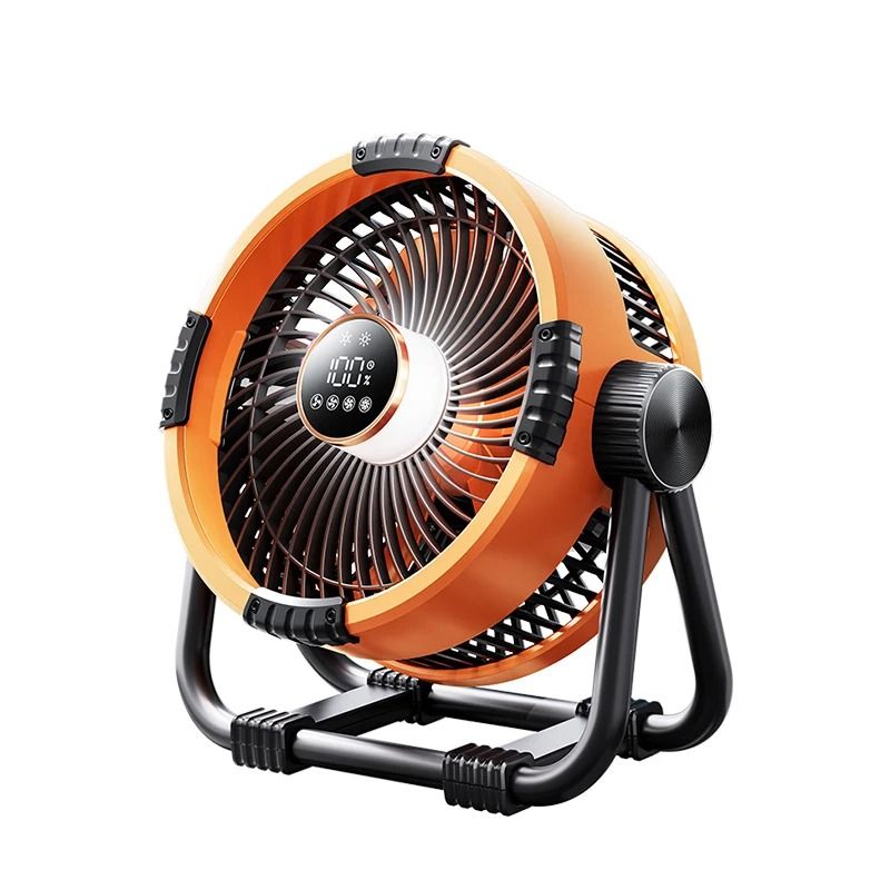 Multifunctional Camping Fan With Rechargeable Battery LED Light And Power Bank 6