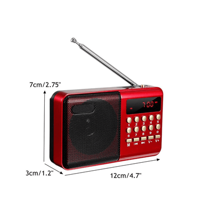 StoneGo Solar Hand Crank Emergency Radio With Phone Charger And Light 5