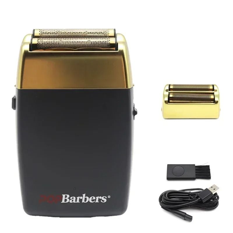 Professional Electric Beard Trimmer Double Foil Shaver With USB Charging 18