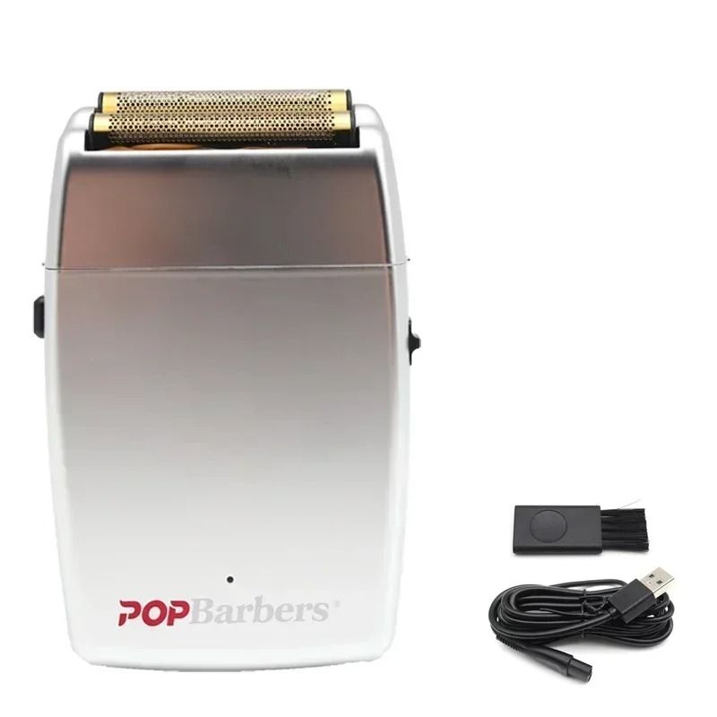 Professional Electric Beard Trimmer Double Foil Shaver With USB Charging 6