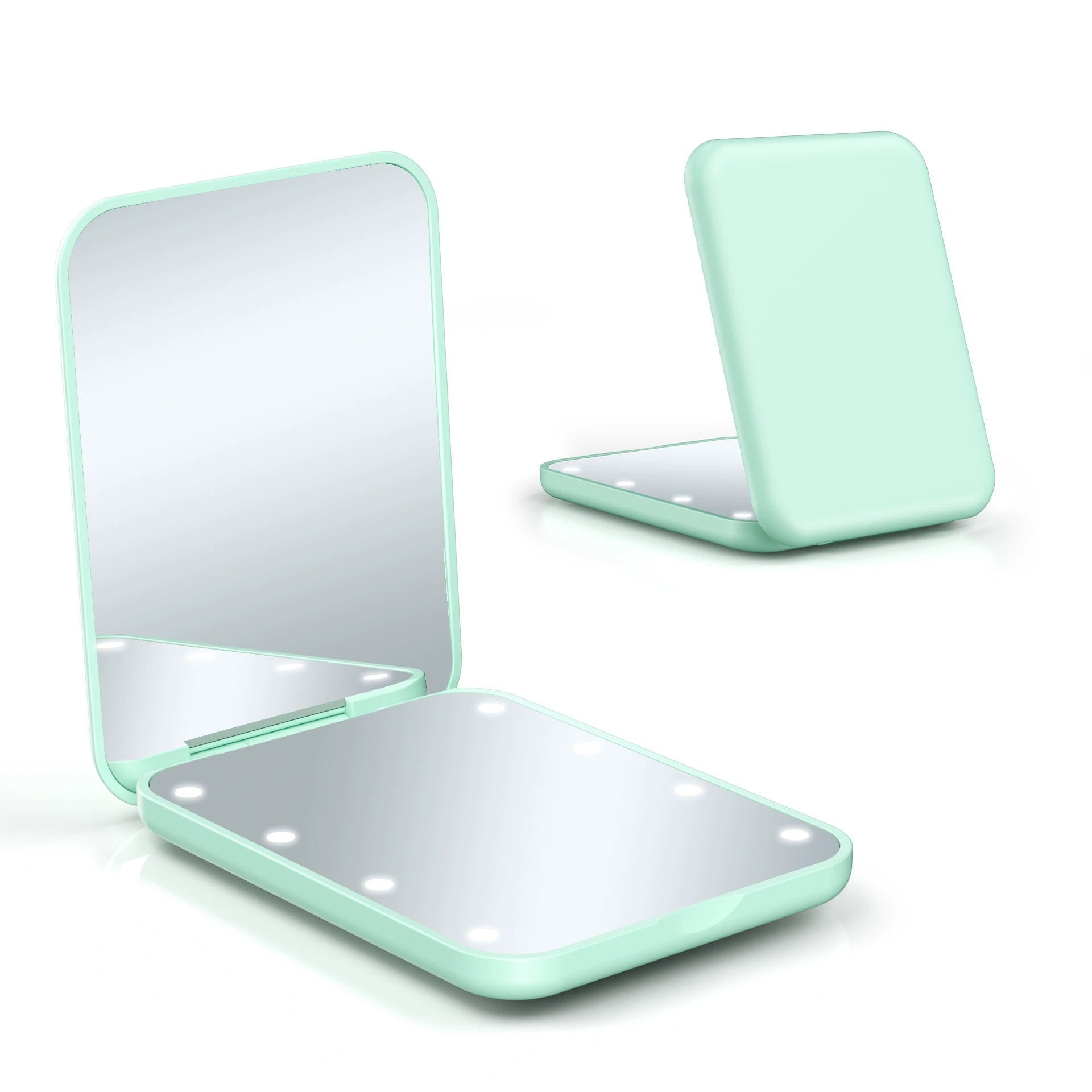 LED Compact Mirror 1X 3X Magnification, Mini Pocket Makeup Mirror for Purse, Travel Beauty Mirror Portable Gift