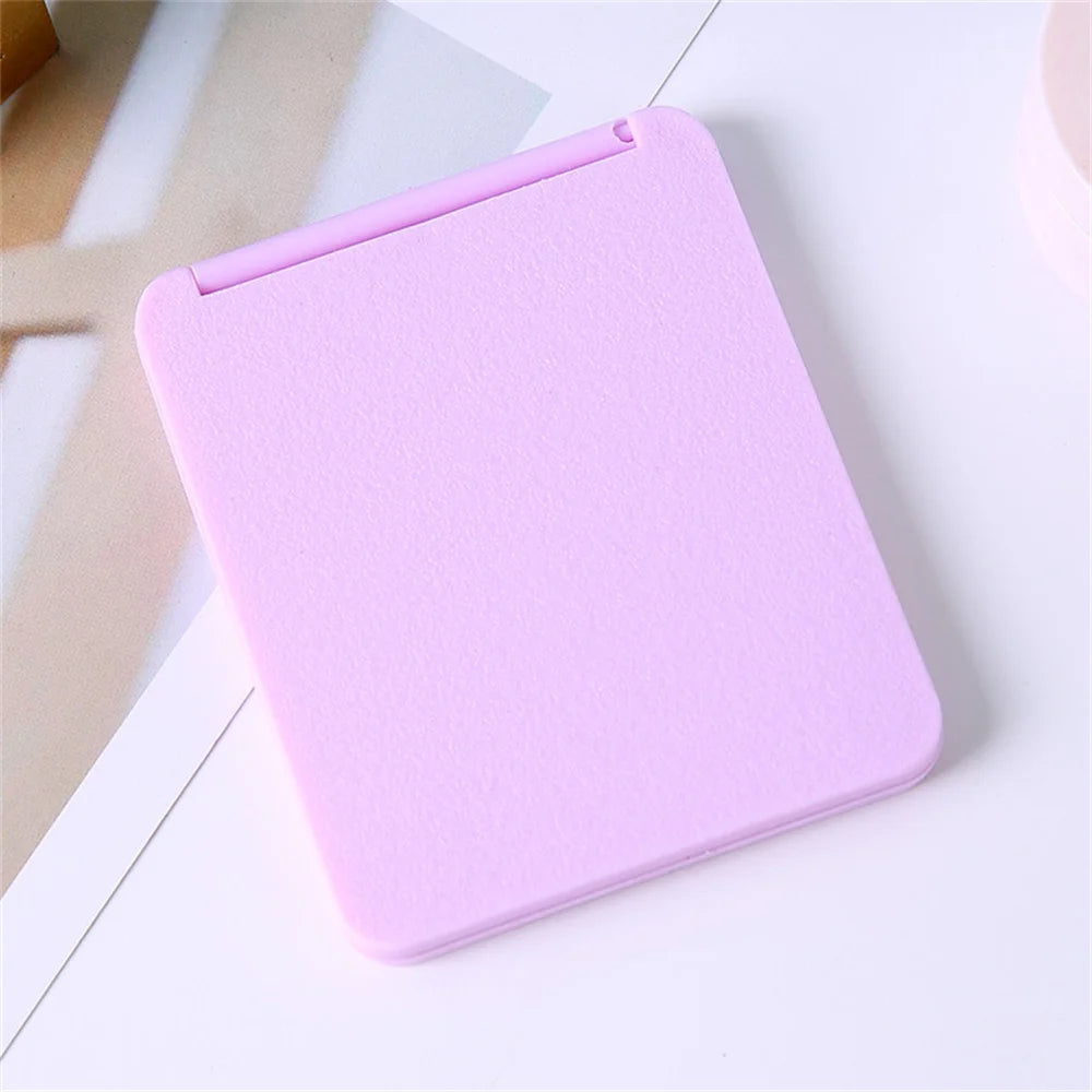 Rectangle Folding Makeup Mirror Portable High Definition Pocket Vanity Double Side Cosmetic Makeup  7