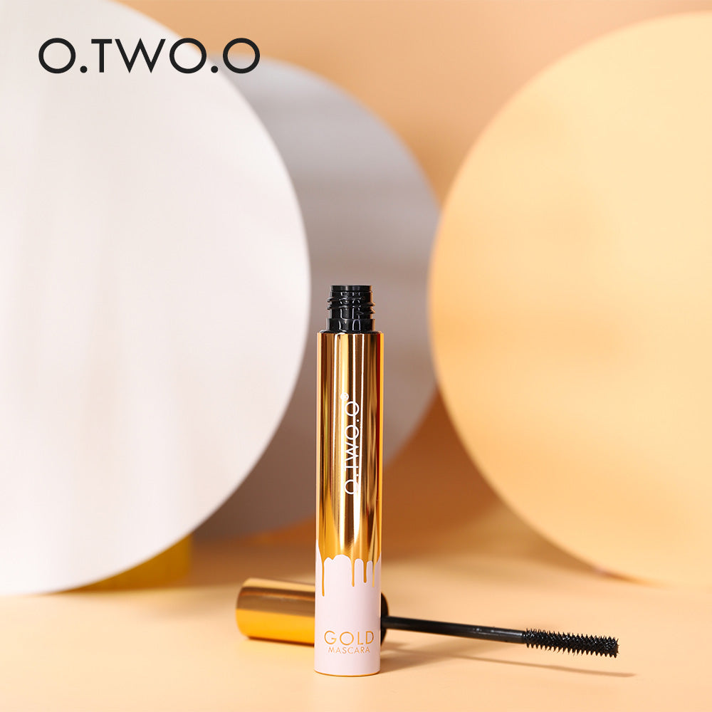 Long-wearing Gold Color Mascara, 3D Mascara Lengthening Black Lash, Eyelash Extension Eye Lashes Brush