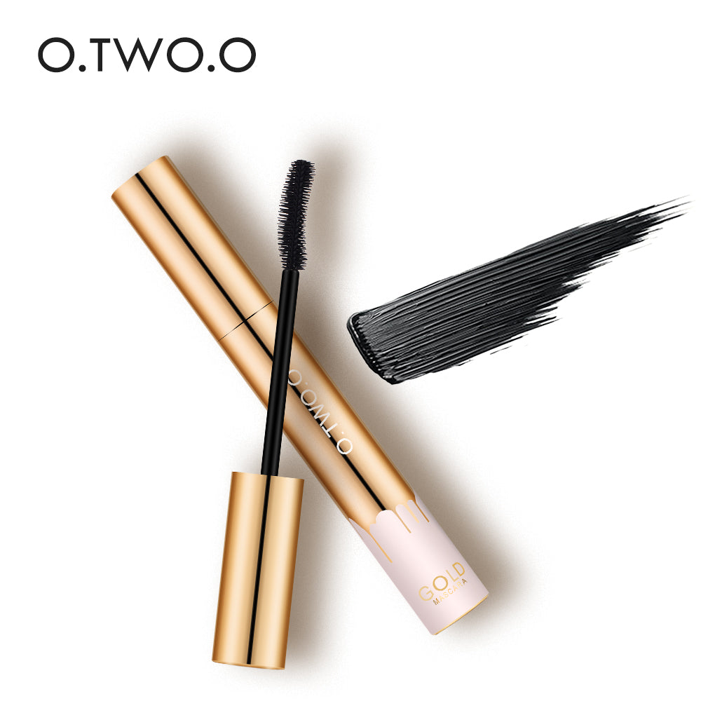 Long-wearing Gold Color Mascara, 3D Mascara Lengthening Black Lash, Eyelash Extension Eye Lashes Brush